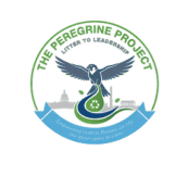 Logo of The Peregrine Project with a bird and leadership theme.
